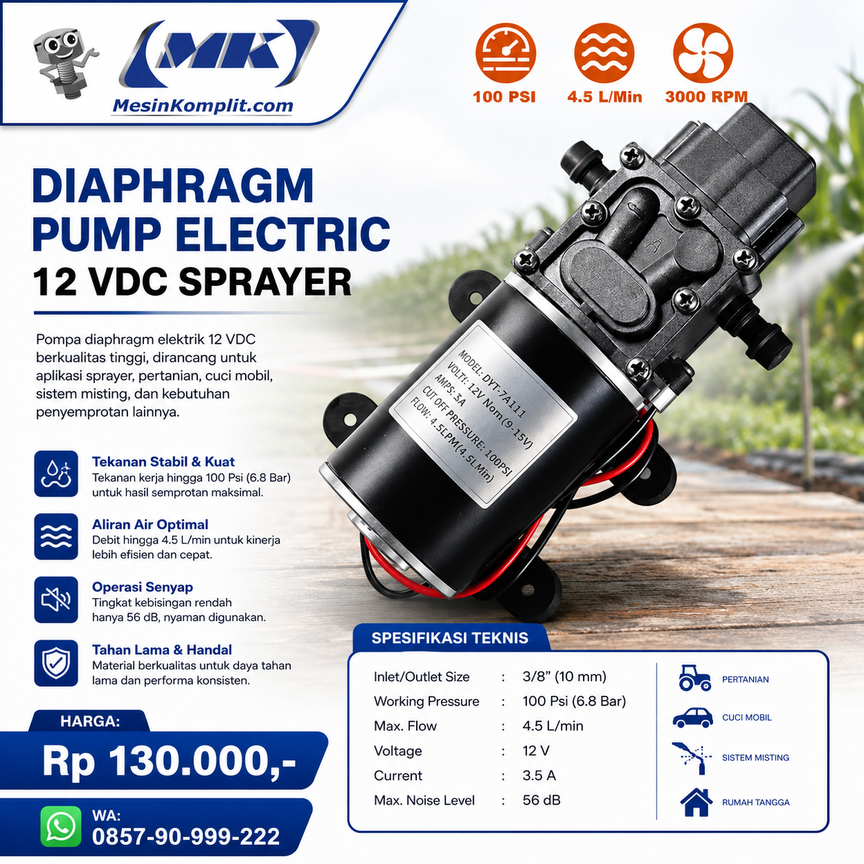 Pompa Hand Sprayer 12V (P...